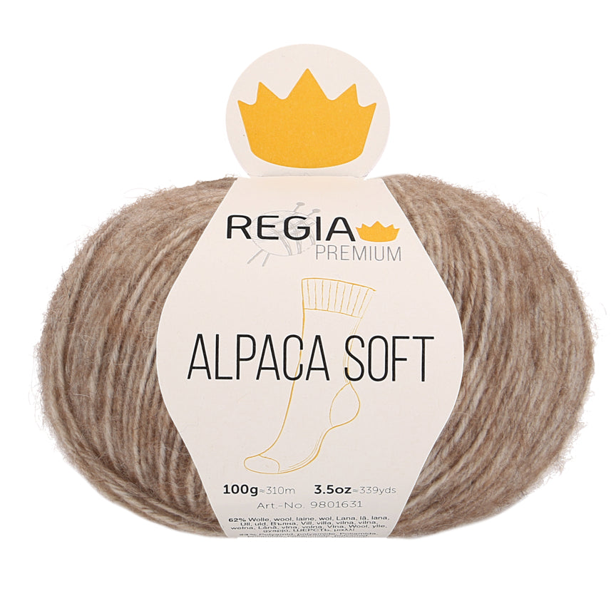 Regia Premium Alpaca Soft Knäuel in Farbe 00020