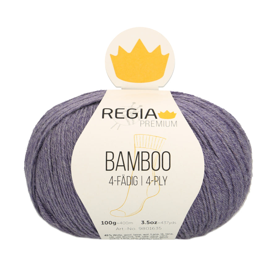 Regia Premium 4-fach Sockenwolle mit Bambus Farbe 00035