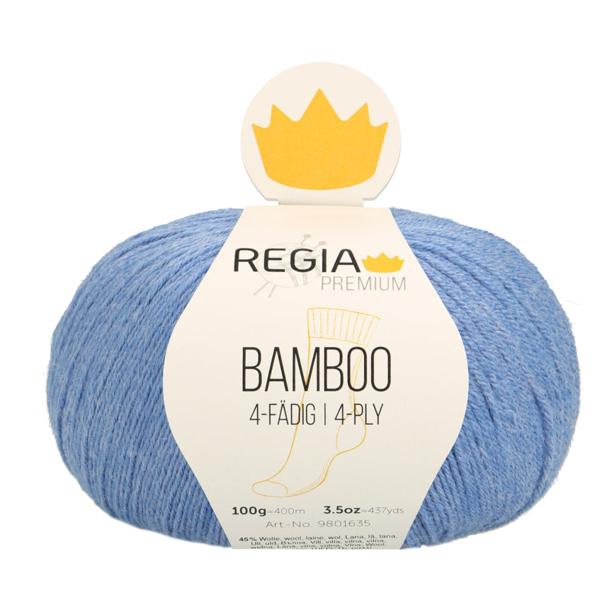 Regia Premium 4-fach Sockenwolle mit Bambus Farbe 00055