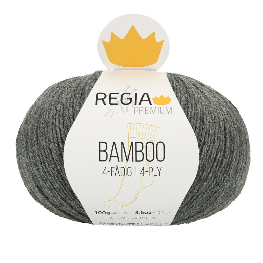 Regia Premium 4-fach Sockenwolle mit Bambus Farbe 00072