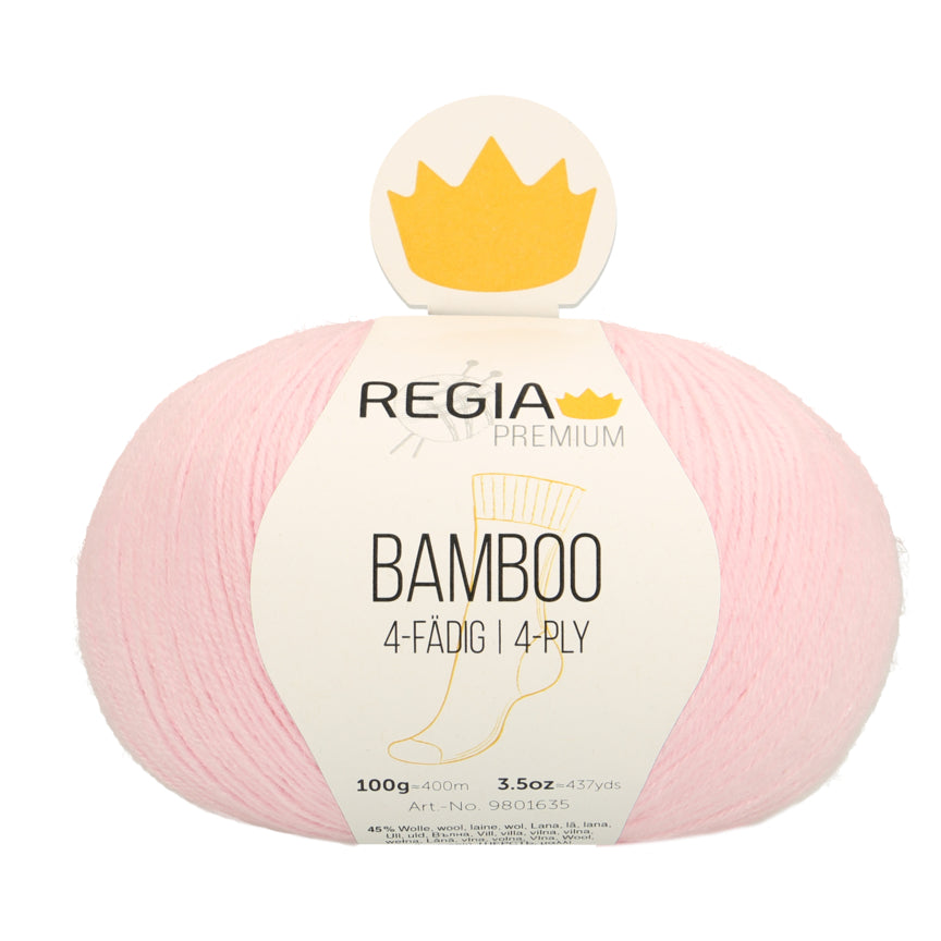 Regia Premium 4-fach Sockenwolle mit Bambus Farbe 00081