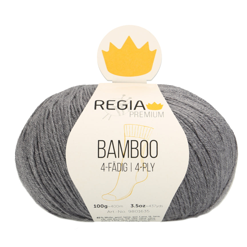 Regia Premium 4-fach Sockenwolle mit Bambus Farbe 00093