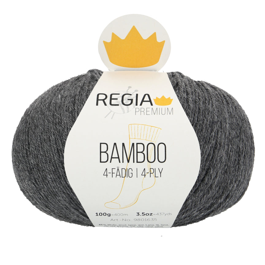 Regia Premium 4-fach Sockenwolle mit Bambus Farbe 00095