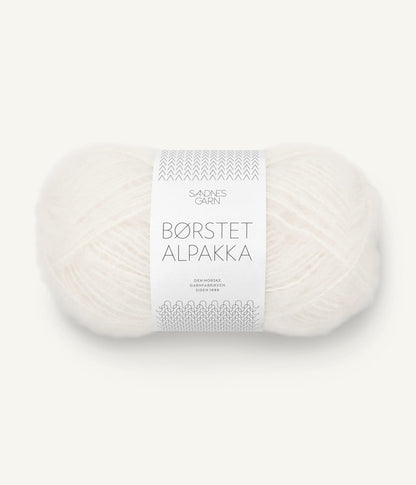 Sandnes Garn Borstet Alpakka Farbe 1001