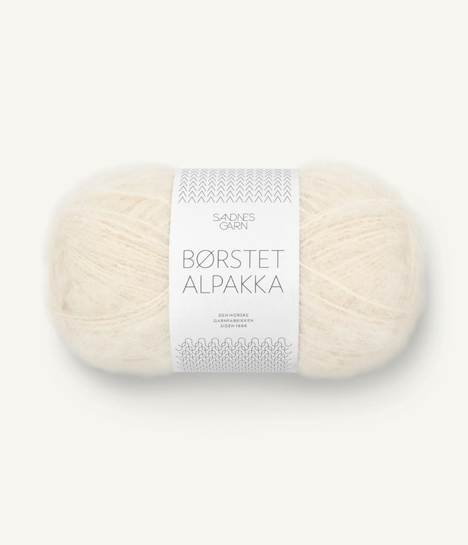 Sandnes Garn Borstet Alpakka Farbe 1012