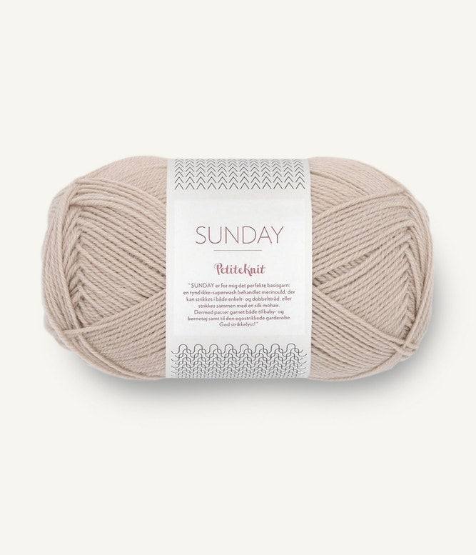 Sandnes Sunday by PetiteKnit Merinowolle Farbe 3821