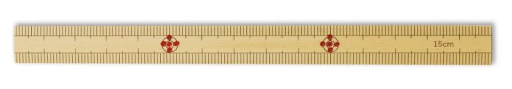 Bambus Lineal von Seeknit 15cm lang