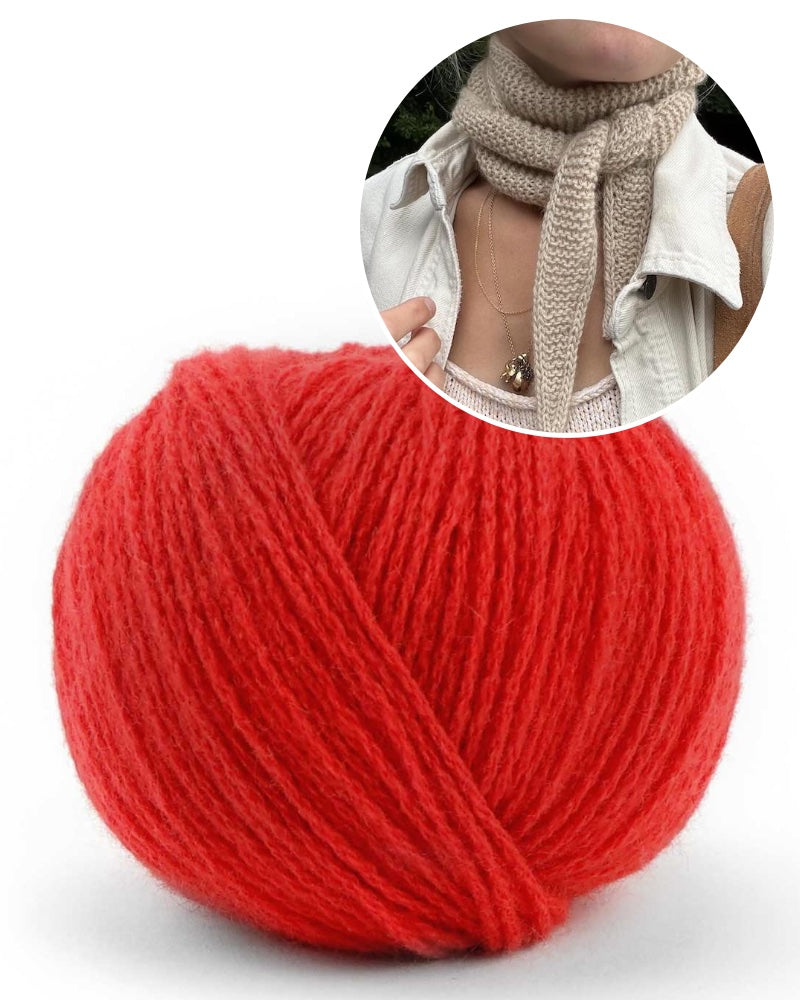 PetiteKnit Sophie Scarf mit Bio Cashmere von Pascuali 11