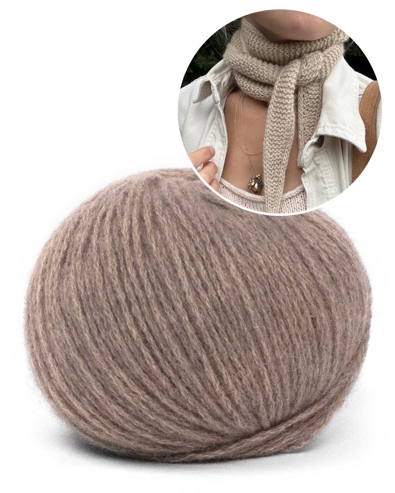 PetiteKnit Sophie Scarf mit Bio Cashmere von Pascuali 10