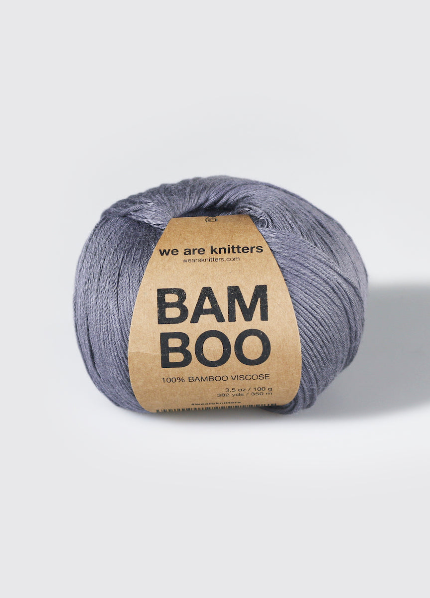 we are knitters Bamboo Garnknäuel in Farbe grey