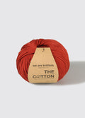 we are knitters Pima Cotton Garnknäuel in Farbe terracotta