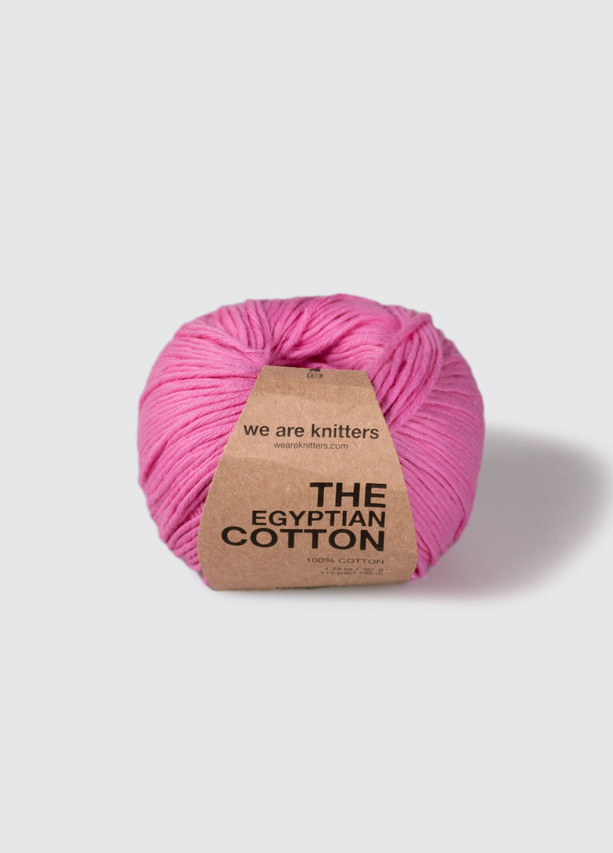we are knitters Egyptian Cotton Garnknäuel in Farbe bubblegum
