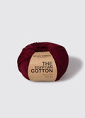 we are knitters Egyptian Cotton Garnknäuel in Farbe burgundy