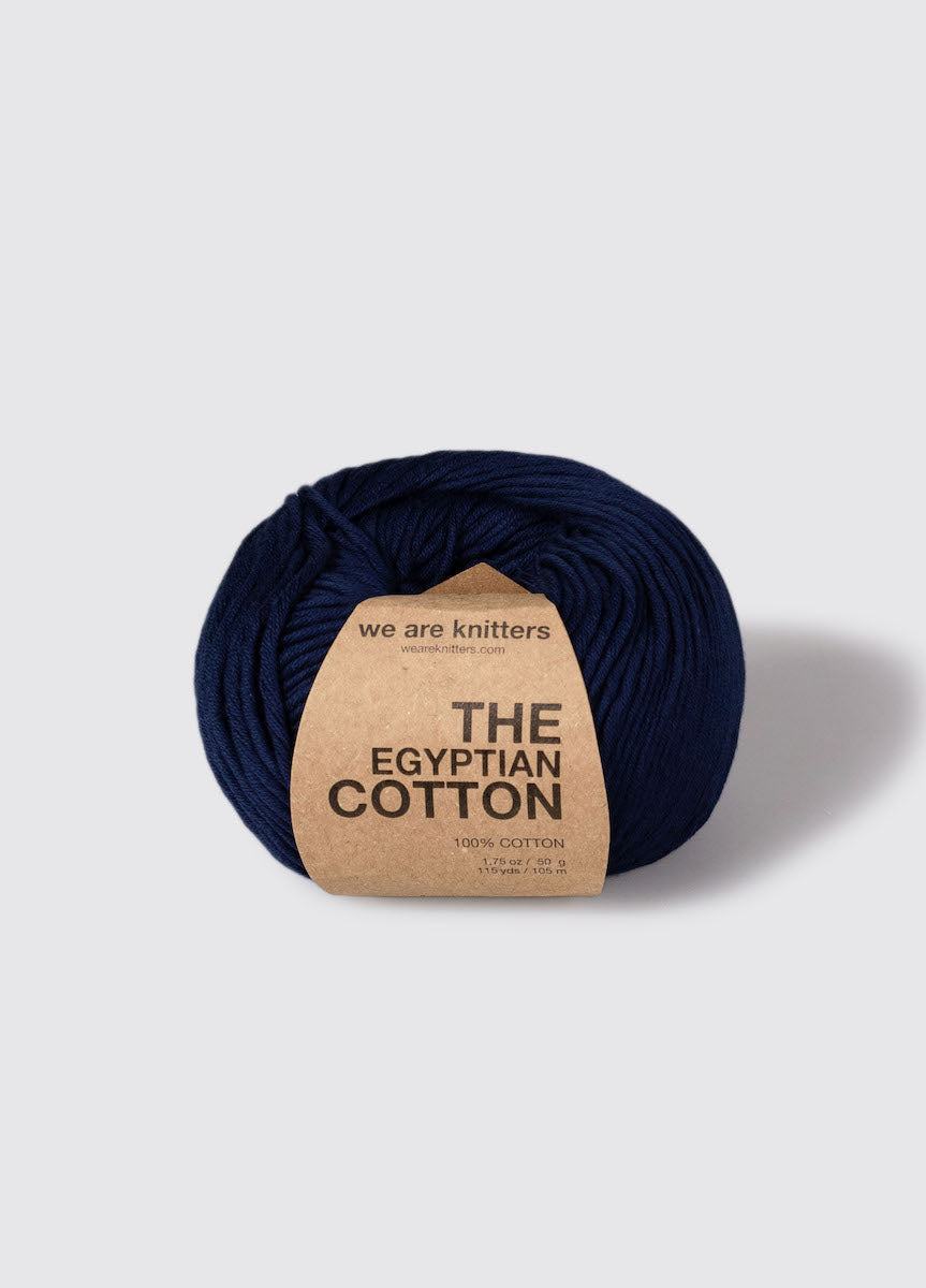 we are knitters Egyptian Cotton Garnknäuel in Farbe navy blue