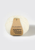 we are knitter Happy Chain Garnknäuel in Farbe natural
