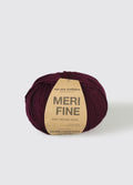 we are knitters Merifine Garnknäuel Farbe bordeaux