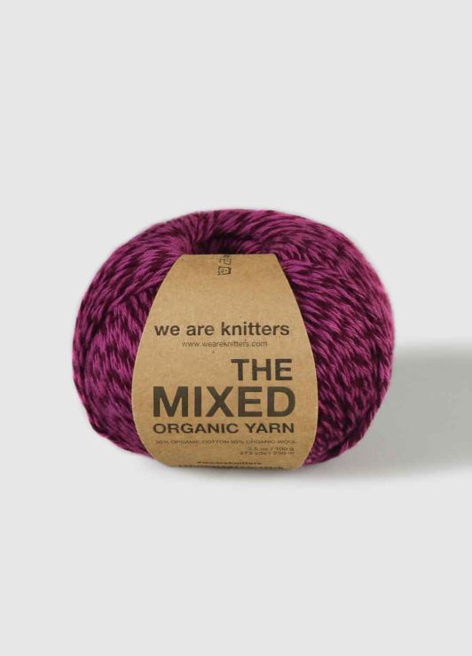 we are knitters The Mixed Yarn Knäuel in der Farbe wine