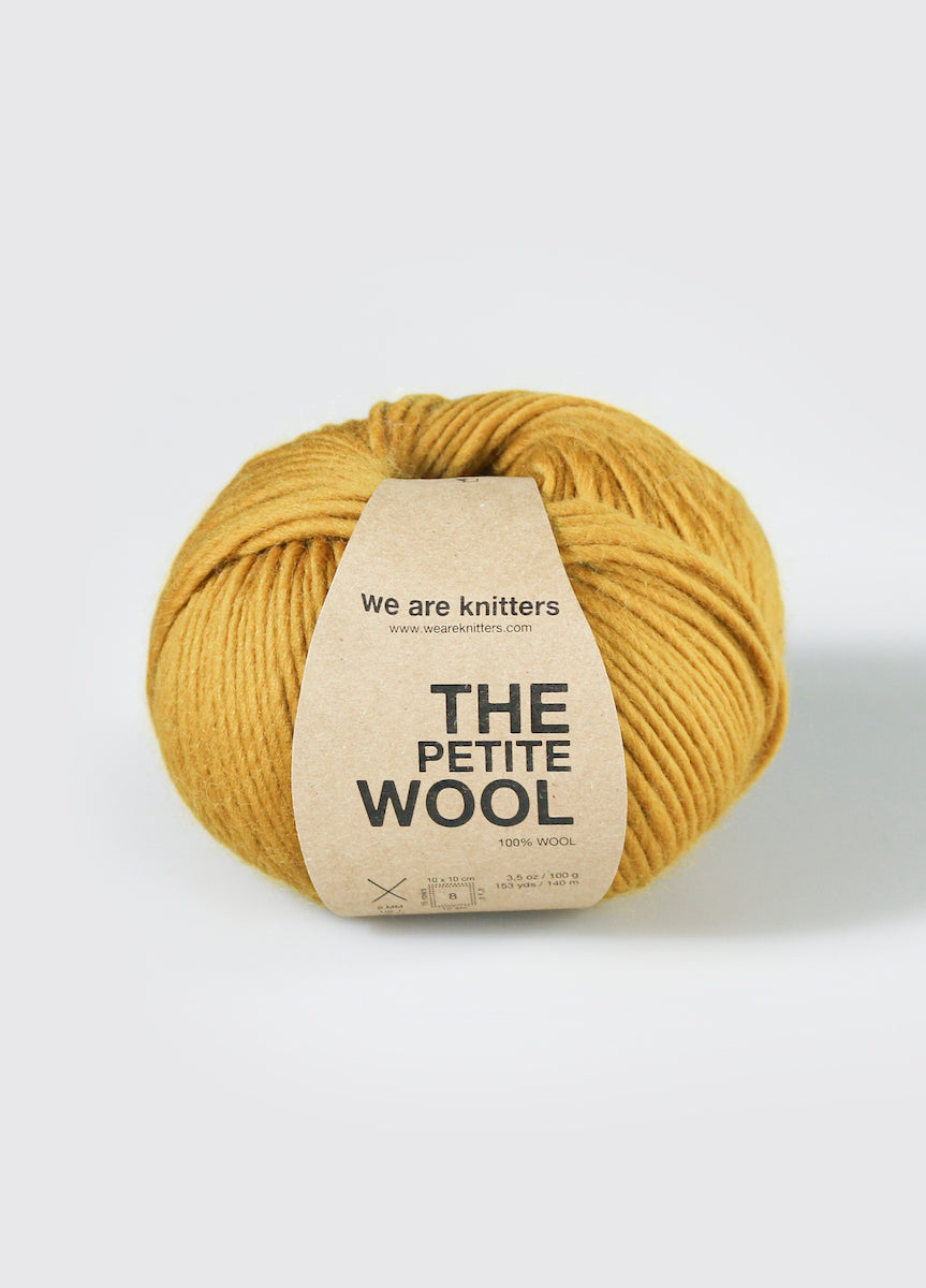 we are knitters The Petite Wool Garnknäuel Farbe ochre