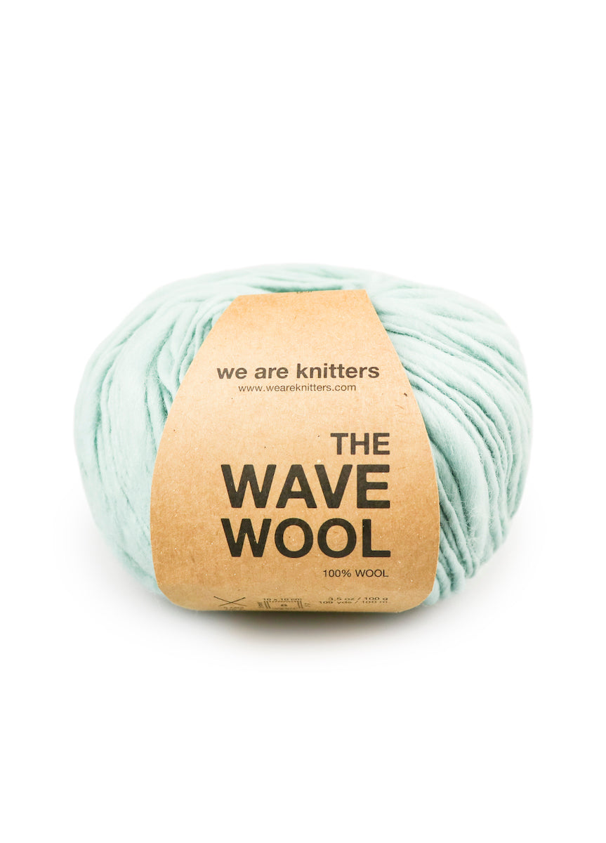we are knitters The Wave Garnknäuel Farbe aquamarine