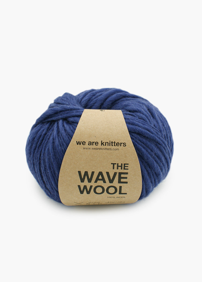 we are knitters The Wave Garnknäuel Farbe blue rey
