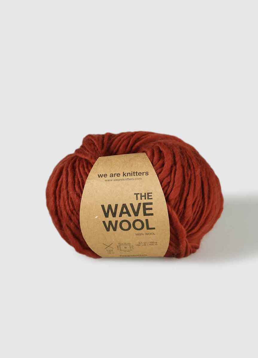 we are knitters The Wave Garnknäuel Farbe copper