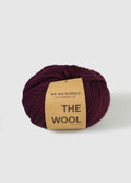 we are knitters The Wool Garnknäuel Farbe bordeaux