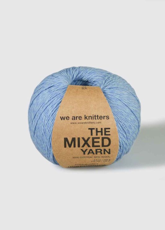 we are knitters The Mixed Yarn Knäuel in der Farbe skyblue