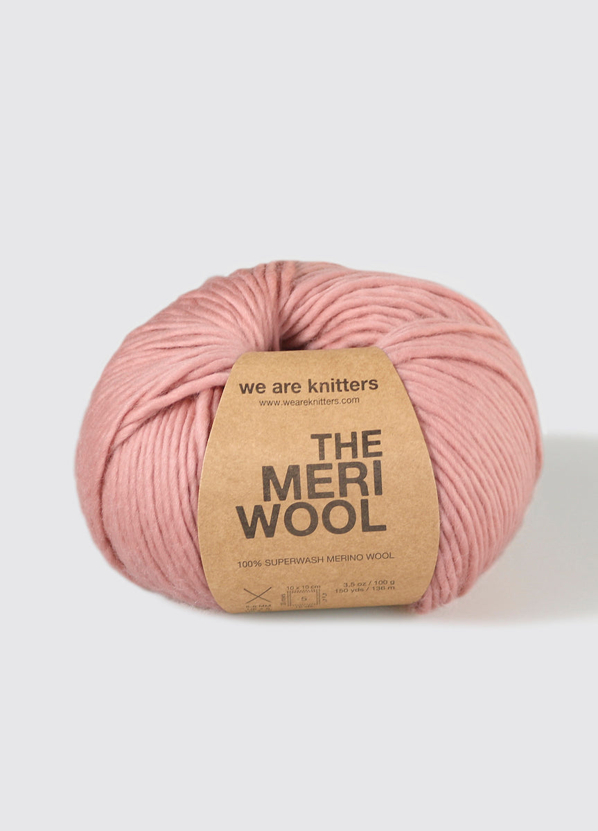 we are knitter The Meriwool Garnknäuel in Farbe dusty pink