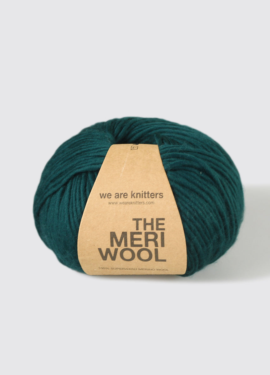 we are knitter The Meriwool Garnknäuel in Farbe forest green
