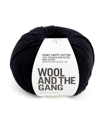 Wool and the Gang Shiny Happy Cotton Cinder Black