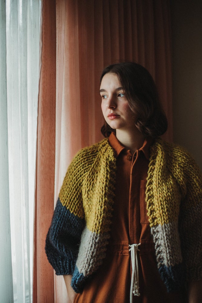 good night, day knits Perth Cardigan Strickset 2