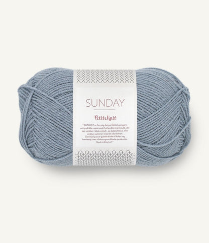 Sandnes Sunday by PetiteKnit Merinowolle Farbe 6050