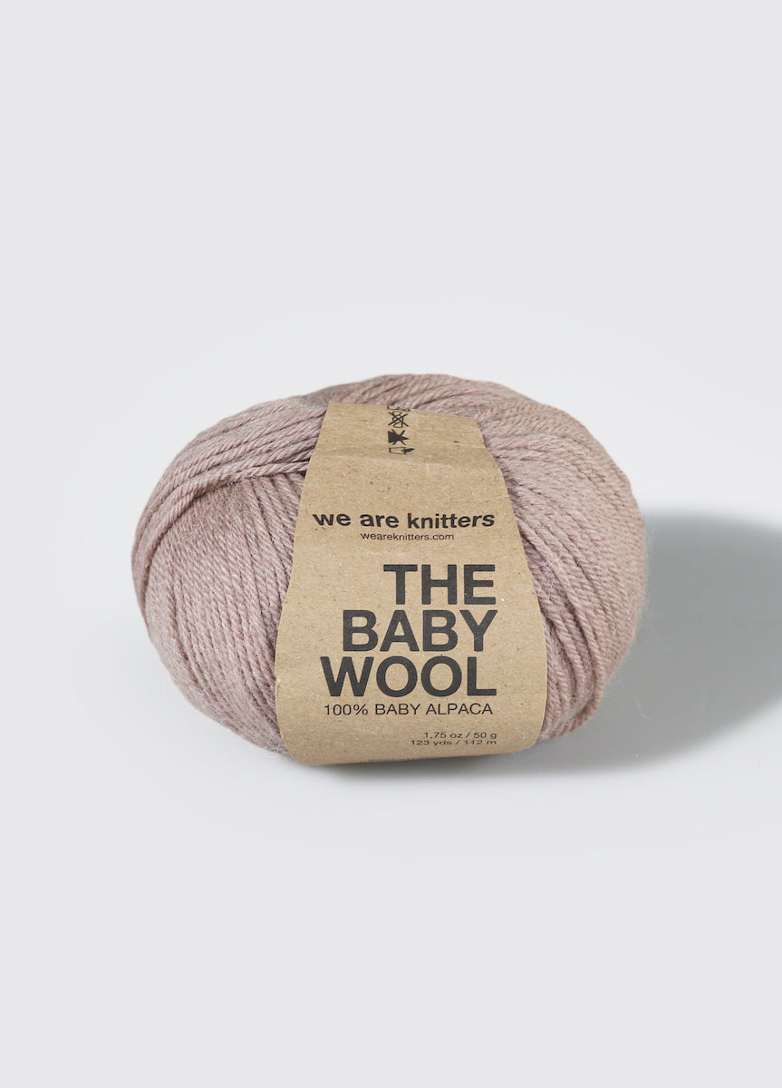 we are knitters Baby Alpaka Garnknäuel in Farbe spotted mauve