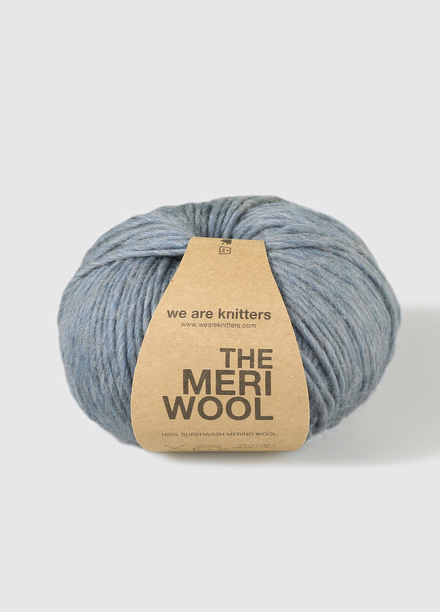 we are knitter The Meriwool Garnknäuel in Farbe spotted dark grey