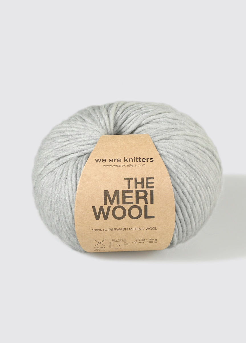 we are knitter The Meriwool Garnknäuel in Farbe spotted grey
