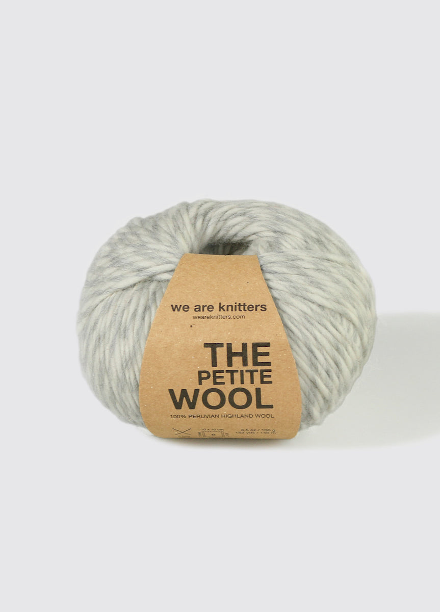 we are knitters The Petite Wool Garnknäuel Farbe spotted grey