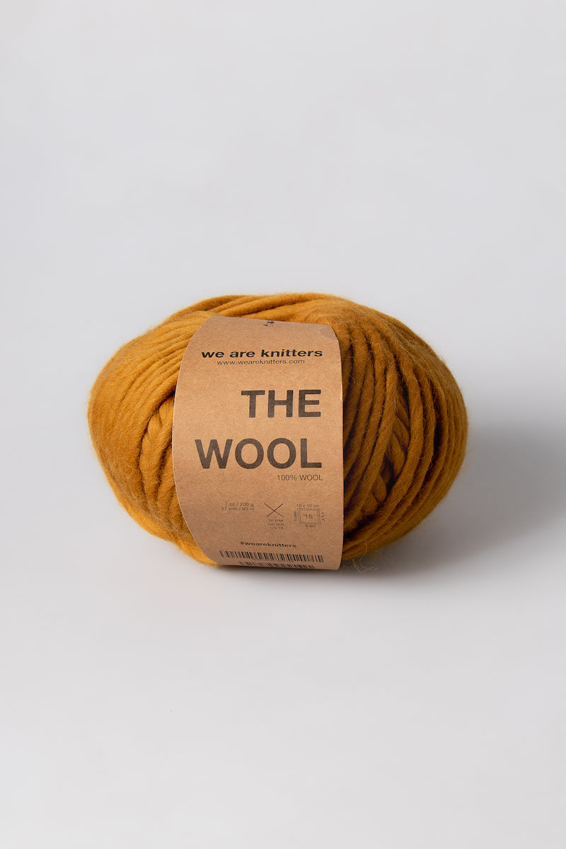 we are knitters The Wool Garnknäuel Farbe ochre