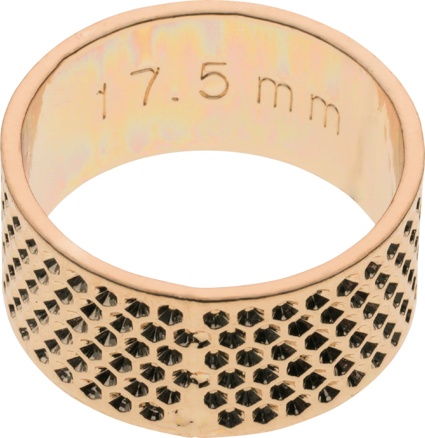 Clover Fingerhut Ring Mit Platte - 3er Pack Verstellbar